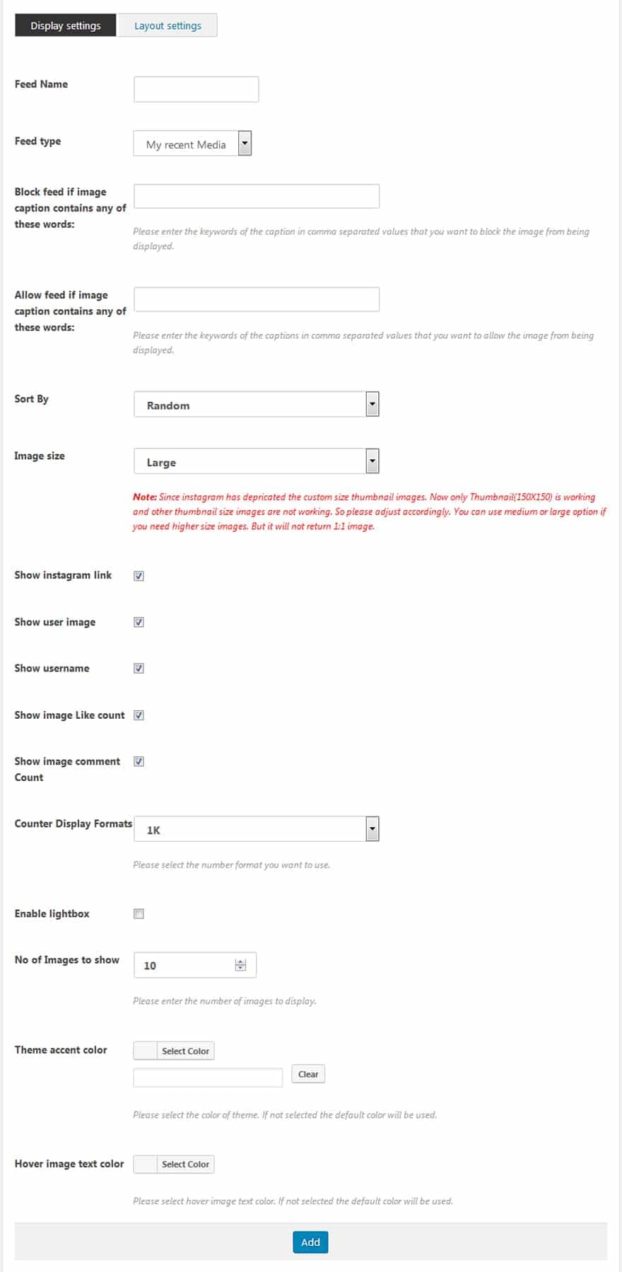 How to Add Instagram Feed and Stories on your WordPress website and blogs (a tutorial with screenshot) accesspress instagram feed settings - How to Add Instagram Feed and Stories on your WordPress website and blogs (a tutorial with screenshot)