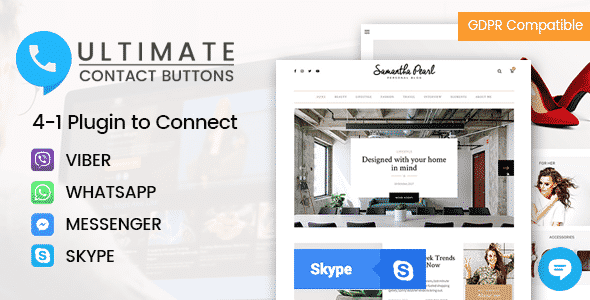 5+ Best WordPress Skype Contact Button Plugins 2019 ultimate contact buttons - 5+ Best WordPress Skype Contact Button Plugins 2019