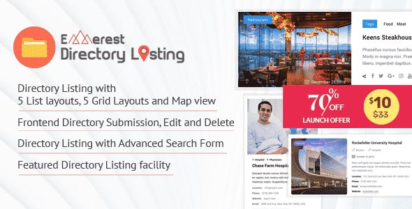 5+ Best WordPress Business Directory Plugins (Premium List) everest business directory - 5+ Best WordPress Business Directory Plugins (Premium List)