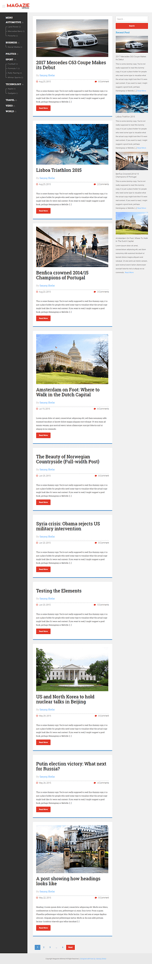 10+ Best Free Minimal WordPress Themes magazie minimal best free minimal wordpress theme - 10+ Best Free Minimal WordPress Themes