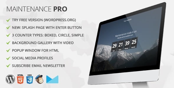 5+ Best Coming Soon & Maintenance Mode Plugins for WordPress maintenance pro - 5+ Best Coming Soon & Maintenance Mode Plugins for WordPress
