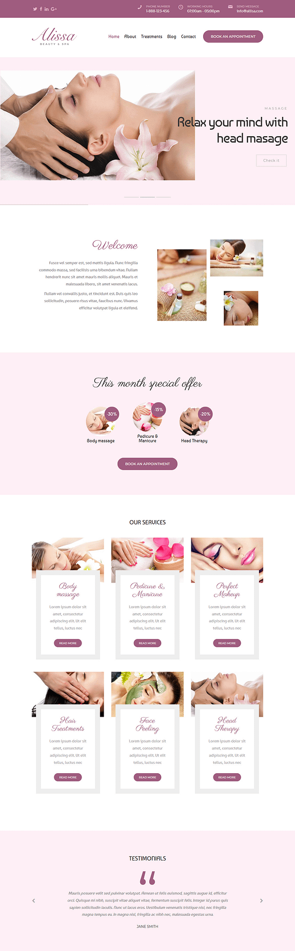 10+ Best Premium Spa and Beauty WordPress Themes alissa best premium spa beauty wordpress theme - 10+ Best Premium Spa and Beauty WordPress Themes