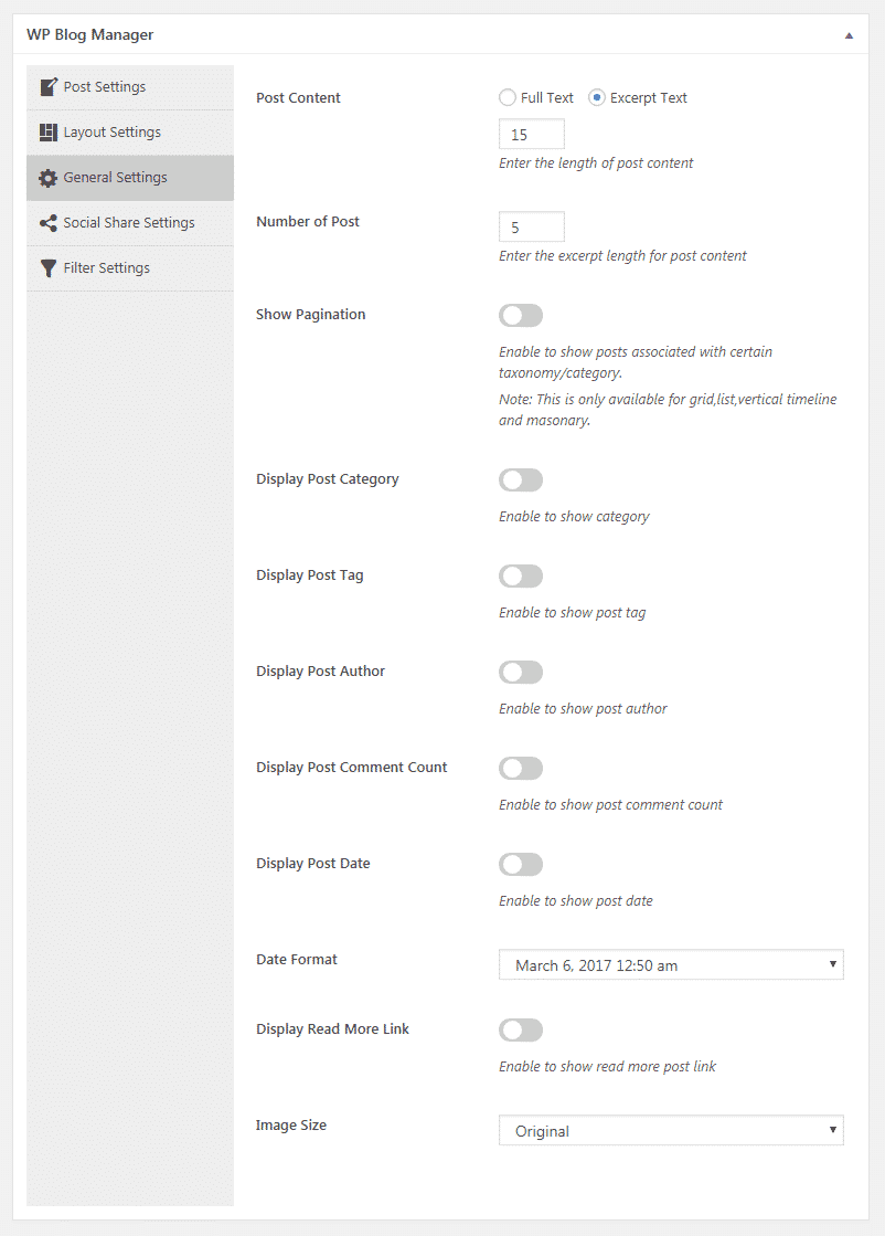 How to manage your WordPress blog using WP Blog Manager? (Step By Step Guide) general settings page 734x1024 - How to manage your WordPress blog using WP Blog Manager? (Step By Step Guide)