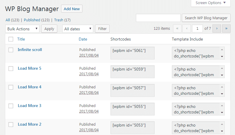 How to manage your WordPress blog using WP Blog Manager? (Step By Step Guide) listing page - How to manage your WordPress blog using WP Blog Manager? (Step By Step Guide)