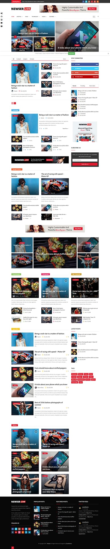 10+ Best Premium Drag and Drop WordPress Themes newser best premium drag drop wordpress theme - 10+ Best Premium Drag and Drop WordPress Themes