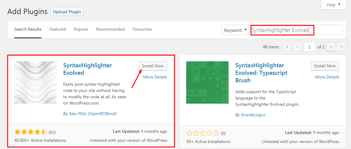 How to display code on your WordPress site? Installing SyntaxHighlighter Evolved Plugin - How to display code on your WordPress site?