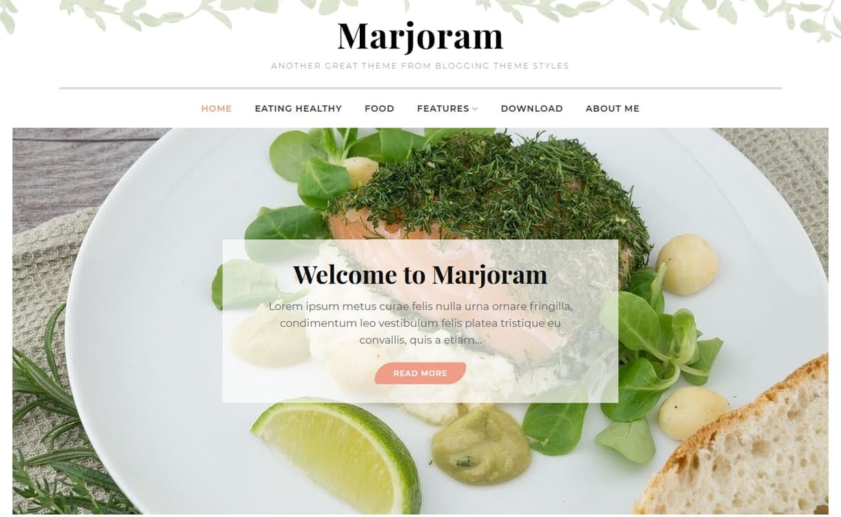 21+ Best Free WordPress Themes May 2018 marjoram - 21+ Best Free WordPress Themes May 2018