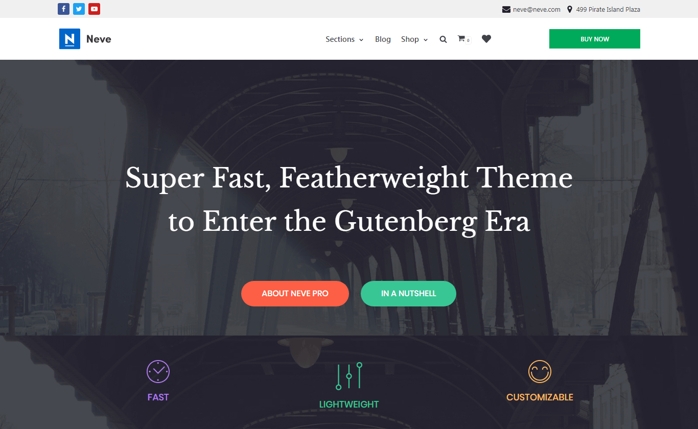 15+ Best Free Responsive WordPress Business Themes 2020 Neve WordPress Theme