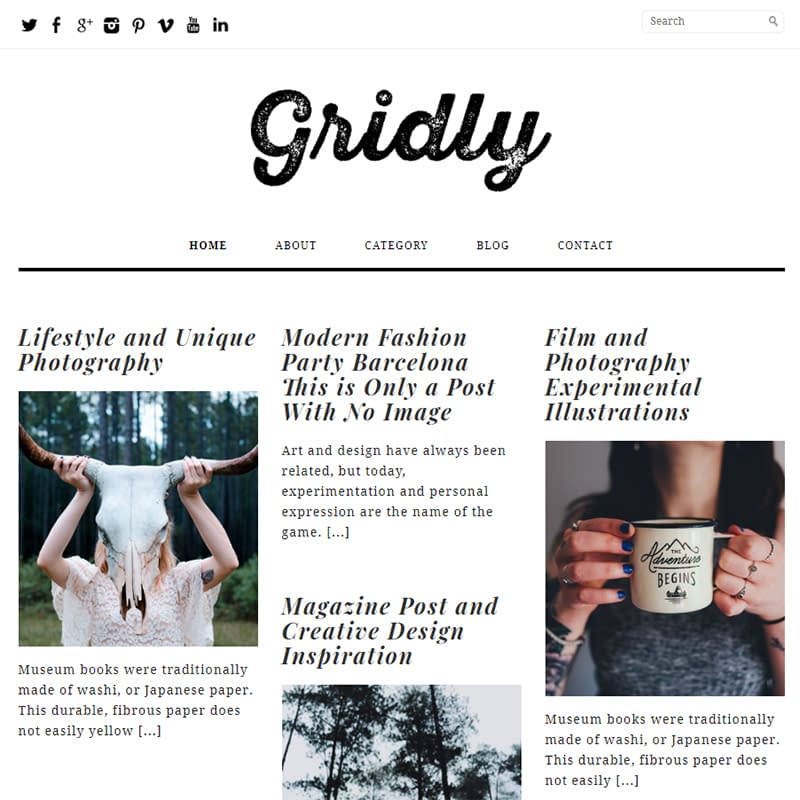 15 Best WordPress Feminine Blog Themes Gridly - WordPress feminine blog theme