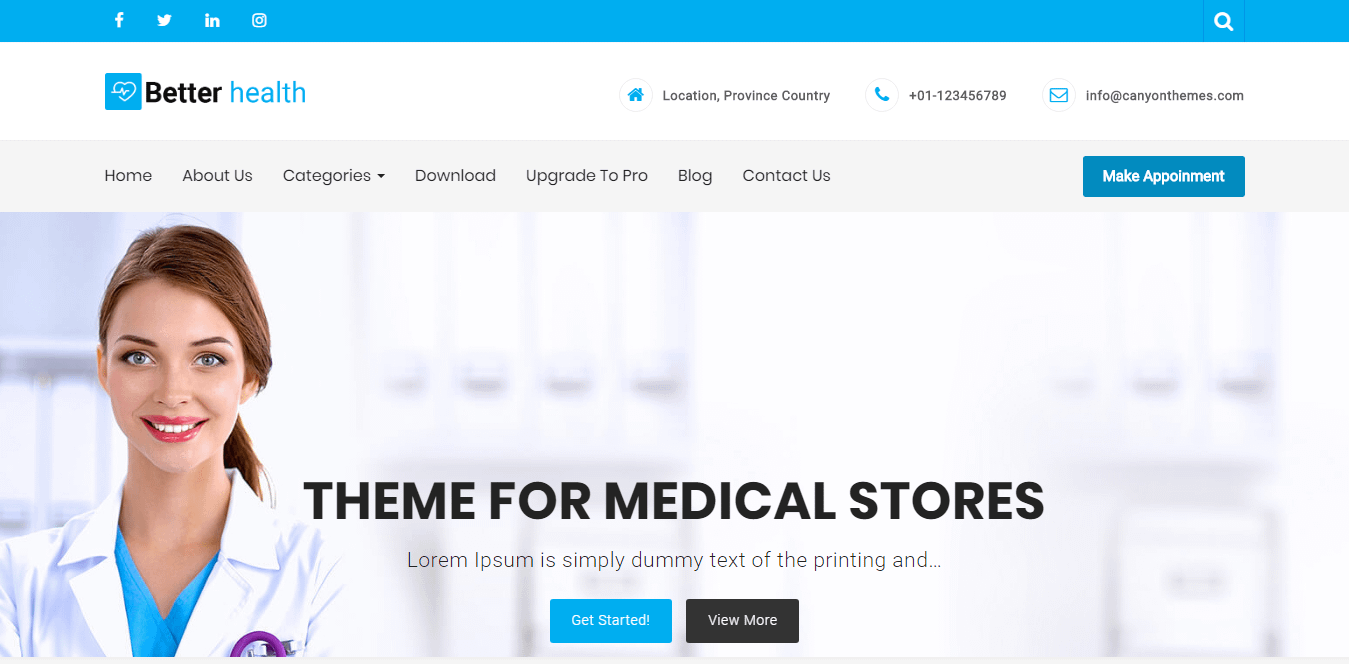 10+ Best Free Science WordPress Themes Better Health - Best Free Science WordPress Theme