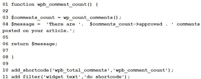 How to Display the Total Number of Comments in Wordpress Display The Total Number Of Comments In WordPress.