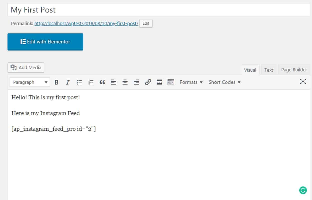 How to Add Instagram Feed and Stories on your WordPress website and blogs (a tutorial with screenshot) Display Instagram Feed