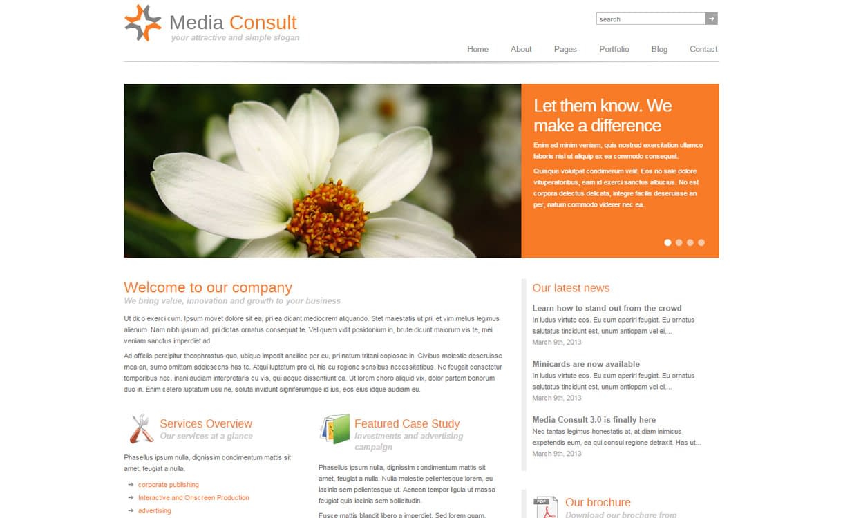 30+ Best Premium WordPress Business/Agency Themes for 2020 Media Consult - Modern Business WordPress Theme