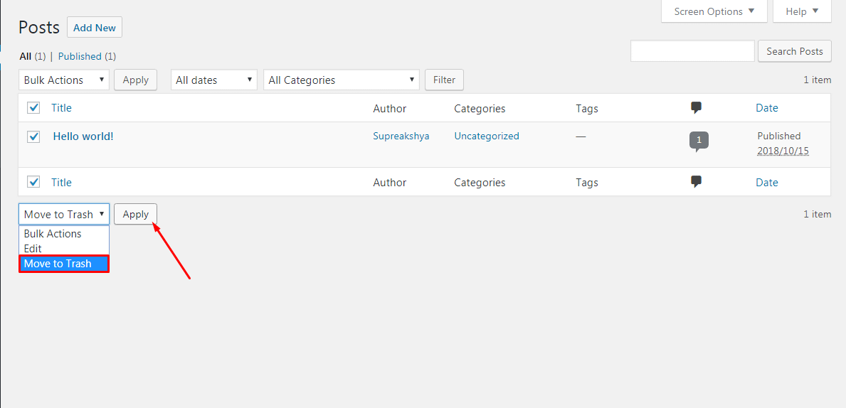 How to bulk delete WordPress posts from your site? Bulk Delete WordPress Posts