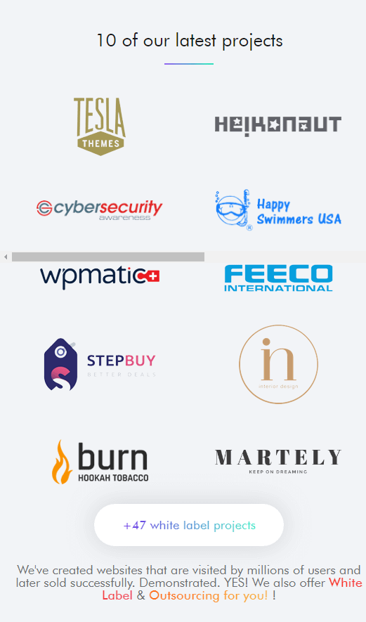 WordPress Maintenance - MobiTeam(8+ years experience) MobiTeam WordPress Service Clients Portfolio