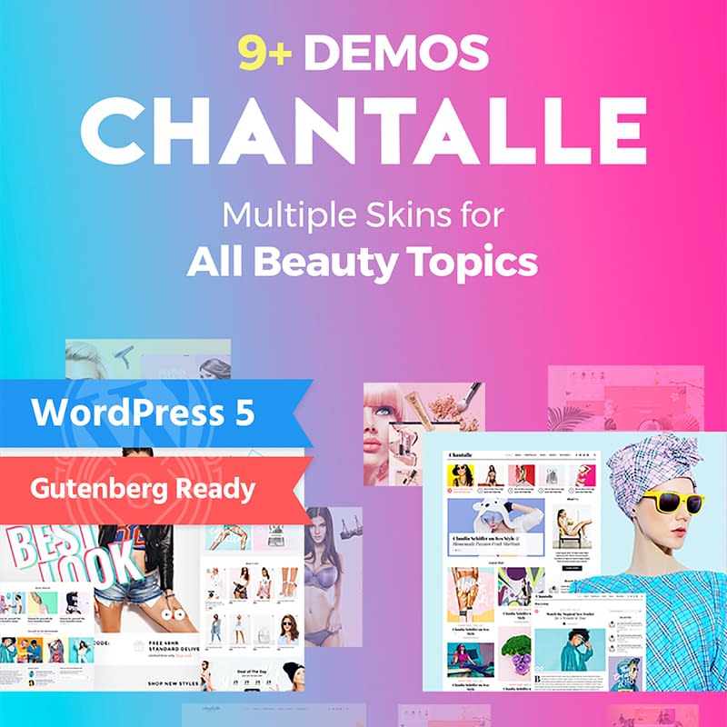 15 Best WordPress Feminine Blog Themes Chantalle - WordPress feminine blog theme
