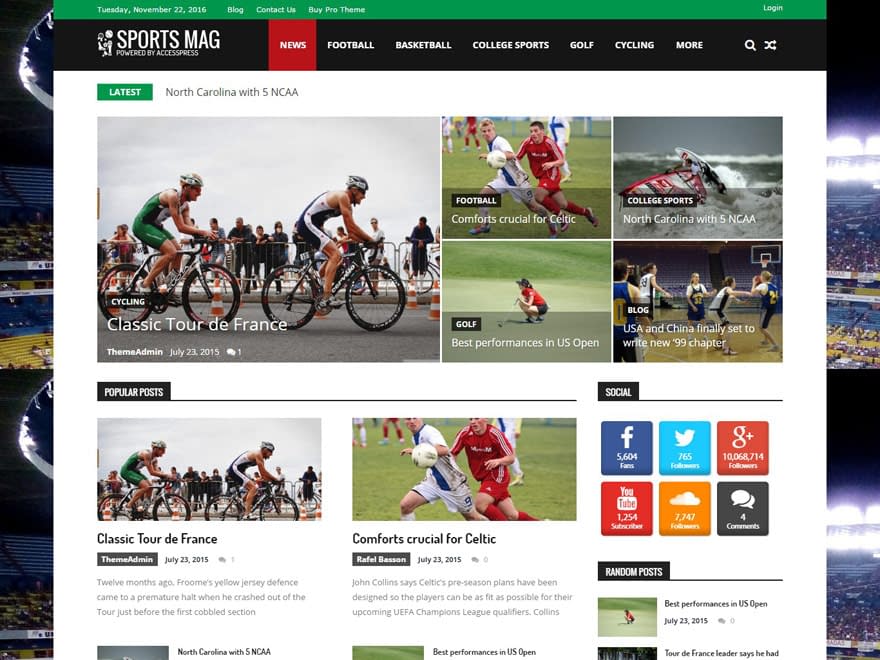 25+ Best Free Responsive Magazine WordPress Themes 2020 sportsmag-free-wordpress-magazine-theme