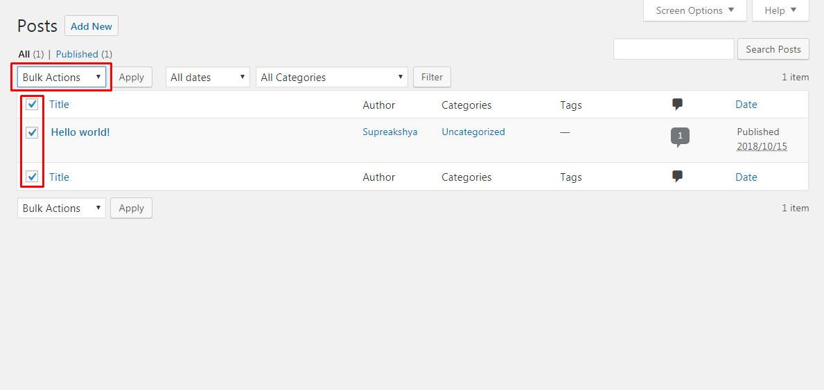 How to bulk delete WordPress posts from your site? Bulk Delete WordPress Posts