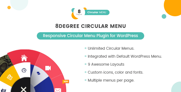 How to enhance your WordPress website Navigation with Mega Menu, Fly Menu, Circular Menu, Custom menu icons and more! 8Degree Circular Menu