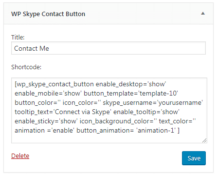 How to add Skype Contact Button in your WordPress website? (Step by Step Guide) WP Skype Contact Button: Shortcode Generator