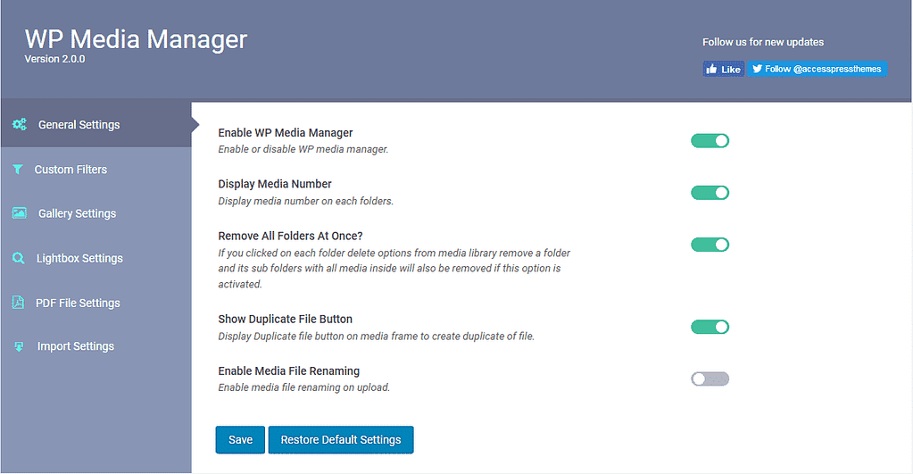 How to manage your WordPress media using WP Media Manager? (Step by Step Guide) WP Media Manager: General Settings