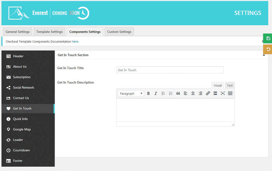 How to create an attractive Coming Soon or Under Construction page for your WordPress website? (Step by Step Guide) Everest Coming Soon: Get in Touch