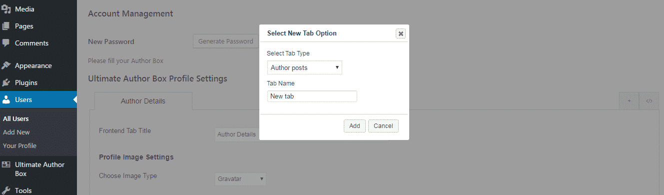 How to add an Author Bio Information Box in your WordPress Blog Post? (Step by Step Guide) Adding-Tabs