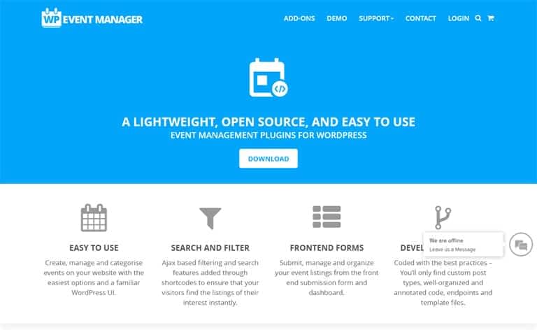 wp event manager wp event manager