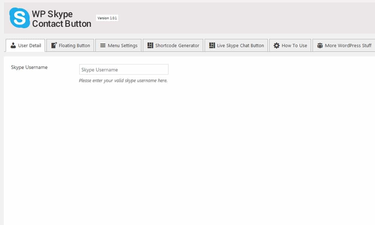 How to add Skype Contact Button in your WordPress website? (Step by Step Guide) WP Skype Contact Button: User Details