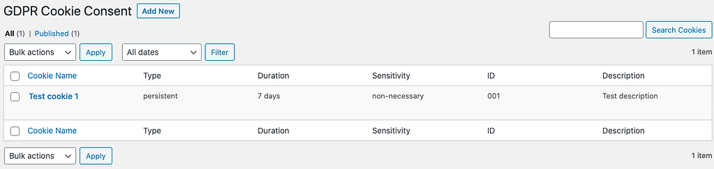 GDPR Cookie Consent WordPress Plugin Review Create a Cookie-List on your Website