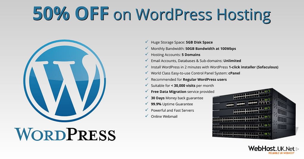 50+ Crazy Black Friday and Cyber Monday WordPress Deals 2020 WebhostUK LTD - Black Friday & Cyber Monday Deal