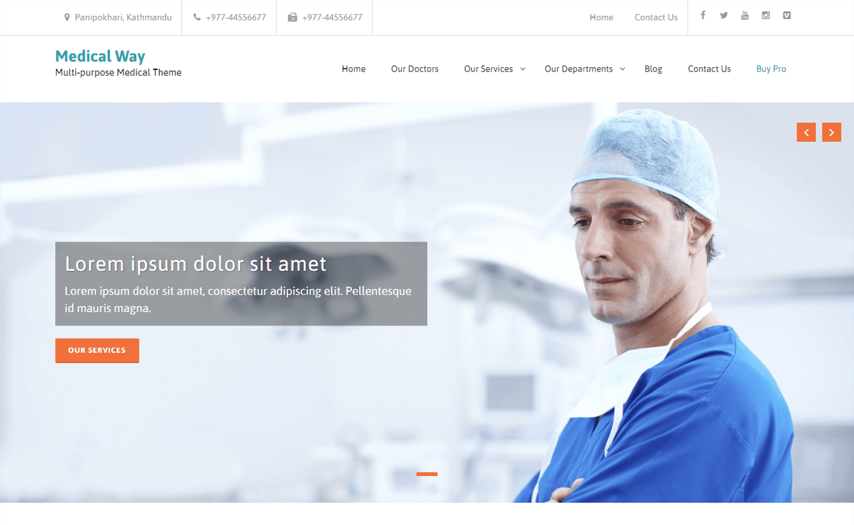 23+ Best Free WordPress Health and Medical Themes 2020 Medical Way-Best Free WordPress Health Medical Themes