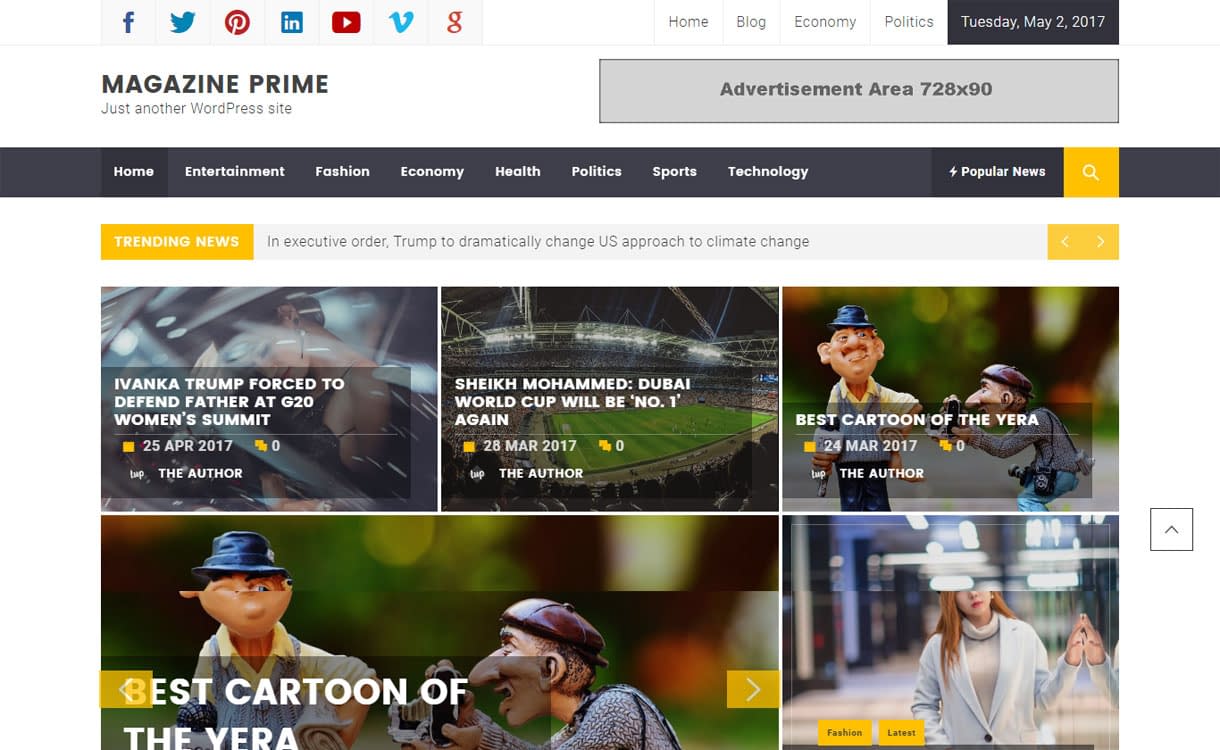 12+ Best Free Adsense WordPress Themes 2020(Google Adsense Optimized) Magazine Prime - Best Free Adsense WordPress Themes