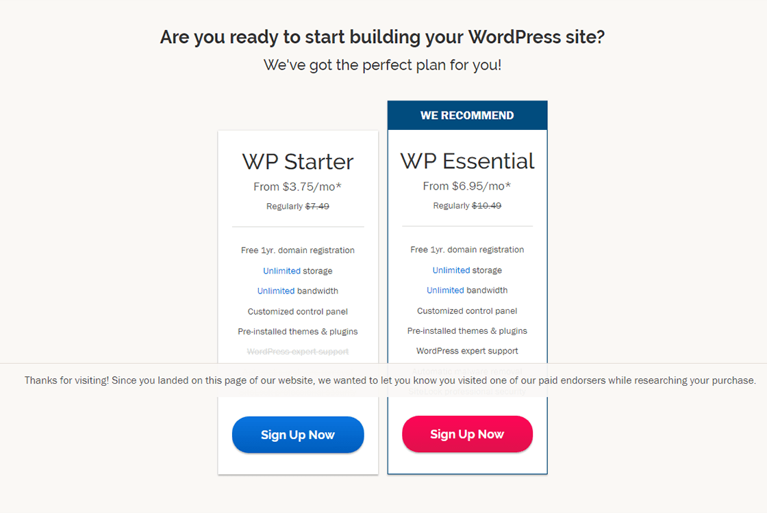iPage - Reliable WordPress Hosting Providers iPage WordPress Hosting Plans