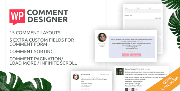 How to create an attractive comment section in WordPress? (Step by Step Guide) WordPress Plugin to Design and Customize Comments - WP Comment Designer