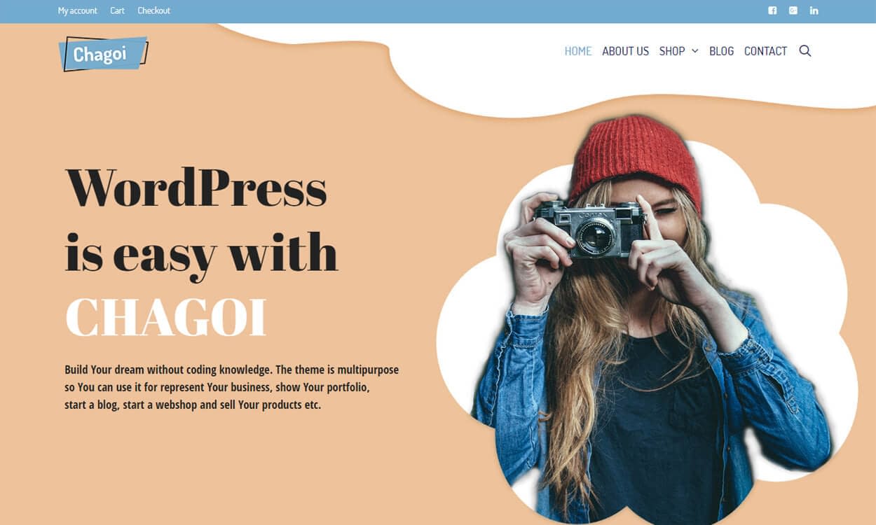 25+ Best Free WordPress Themes August 2018 Chagoi - Best Free WordPress Themes August