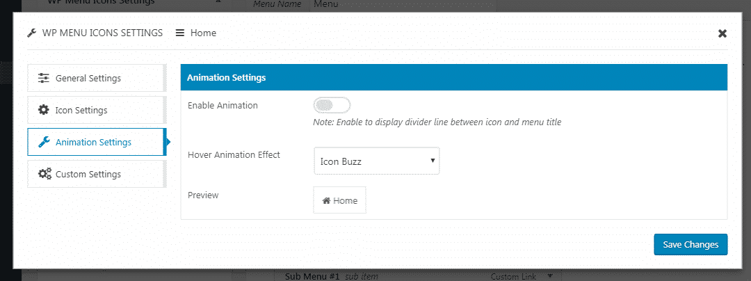 How to Add Custom Icons in your WordPress Menu? (Step by Step Guide) WP Menu Icons – Animation Settings