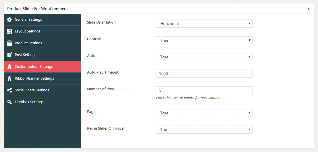 How to Add Beautiful WooCommerce Product Slider on your WordPress Website? (Step by Step Guide) Product Slider for WooCommerce: Customization Settings