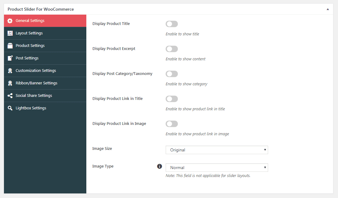 How to Add Beautiful WooCommerce Product Slider on your WordPress Website? (Step by Step Guide) Product Slider for WooCommerce: General Settings