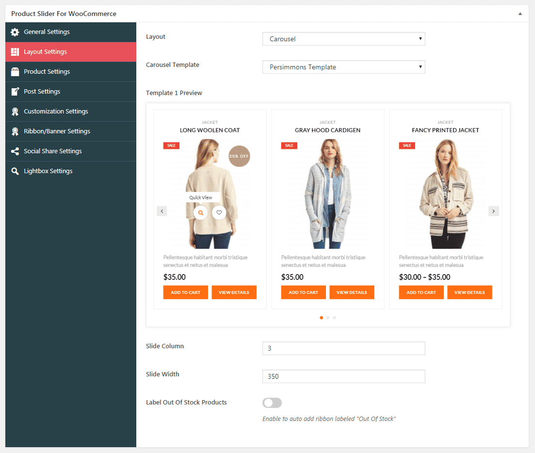 How to Add Beautiful WooCommerce Product Slider on your WordPress Website? (Step by Step Guide) Product Slider for WooCommerce: Layout Settings