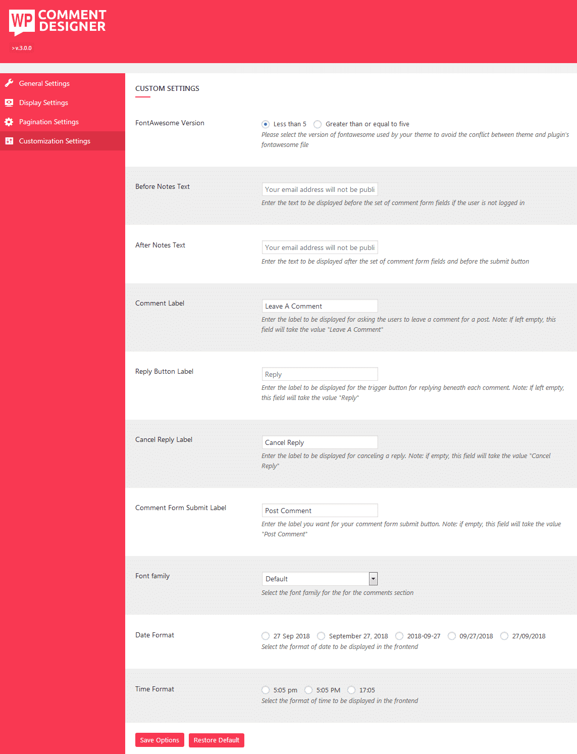 How to create an attractive comment section in WordPress? (Step by Step Guide) WP Comment Designer: Customization Settings