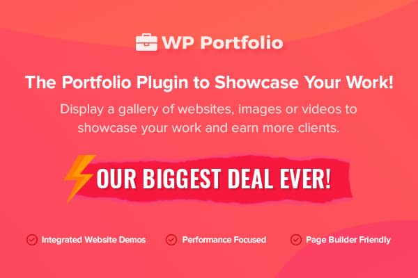 50+ Crazy Black Friday and Cyber Monday WordPress Deals 2020 WP Portfolio - Black Friday & Cyber Monday Deal