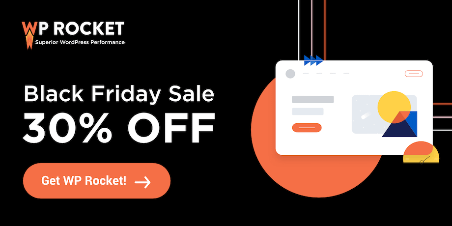 50+ Crazy Black Friday and Cyber Monday WordPress Deals 2020 WP Rocket Black Friday Deal