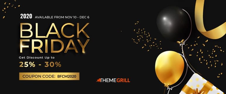50+ Crazy Black Friday and Cyber Monday WordPress Deals 2020 ThemeGrill - Black Friday & Cyber Monday 2020 Deals on WordPress