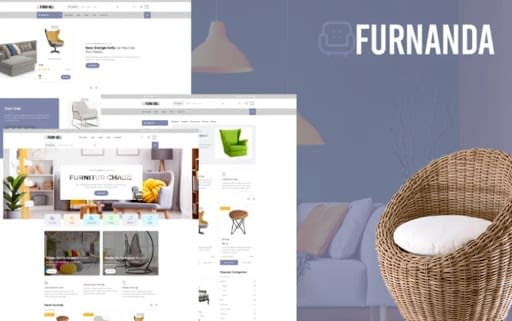 Coding Is Not a Barrier: Top 10 WordPress Themes With Visual Composer Furnanda - Furniture Shop WordPress Theme
