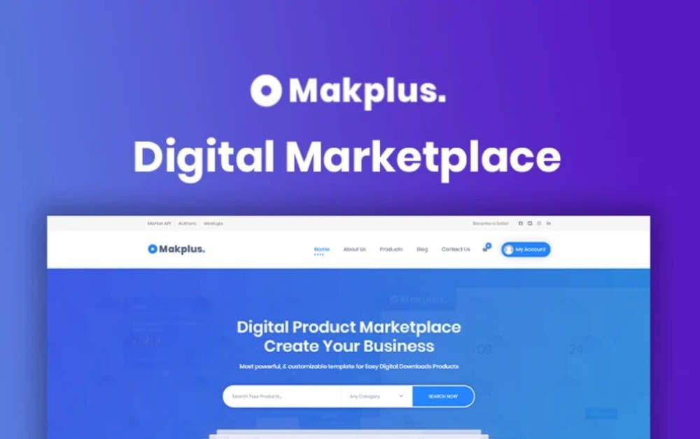 Coding Is Not a Barrier: Top 10 WordPress Themes With Visual Composer Makplus - Digital Marketplace WordPress Theme