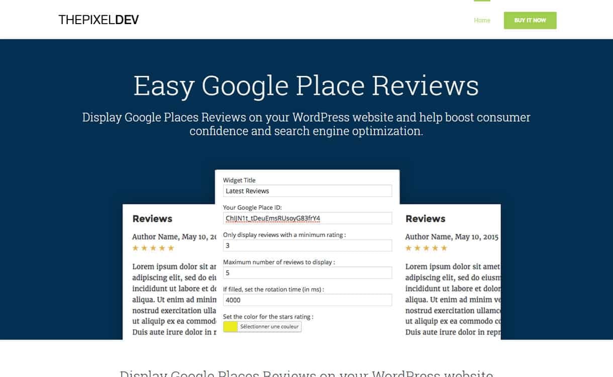 5+ Best WordPress Google Places/Business Review Plugins easy google places reviews google place business review premium wordpress plugins - 5+ Best WordPress Google Places/Business Review Plugins