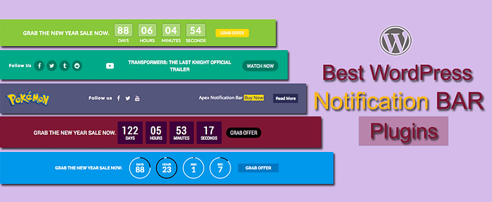 5 Best Free Wordpress Notification Bar Plugins Wpall Club